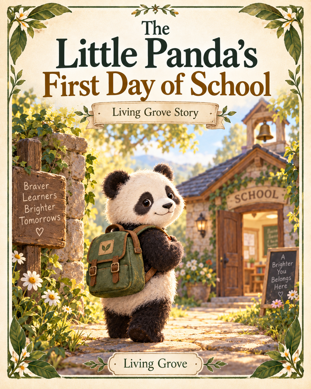 The Little Panda's First Day of School