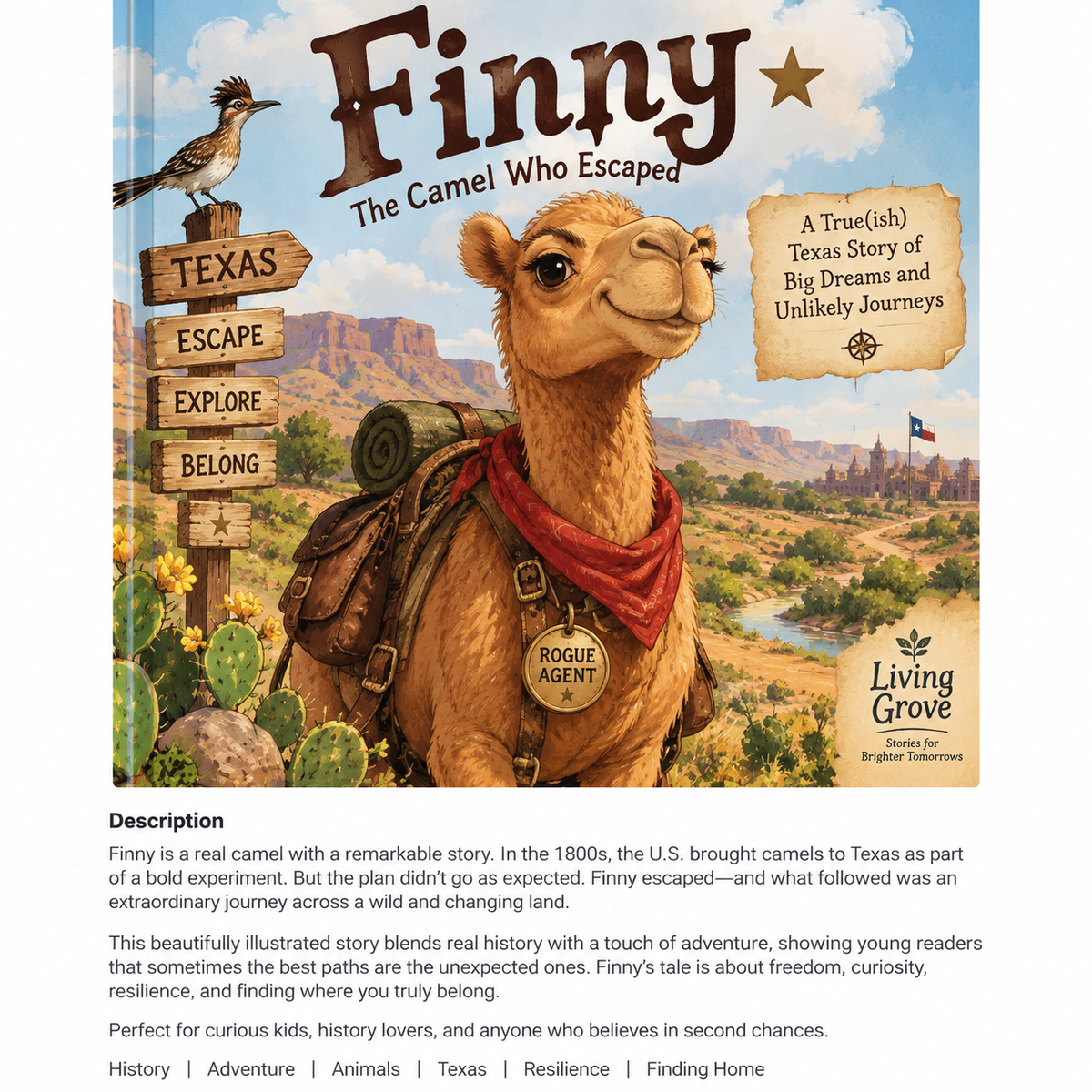 "Finny: The Lost Government Camel.”