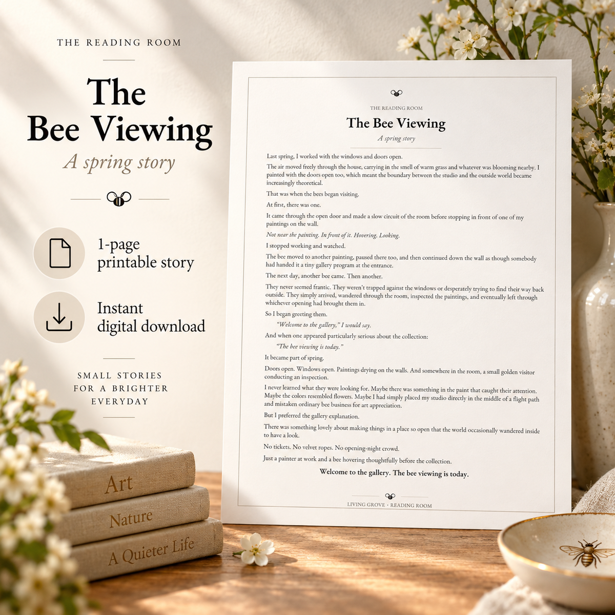 The Bee Viewing: An Original Short Story