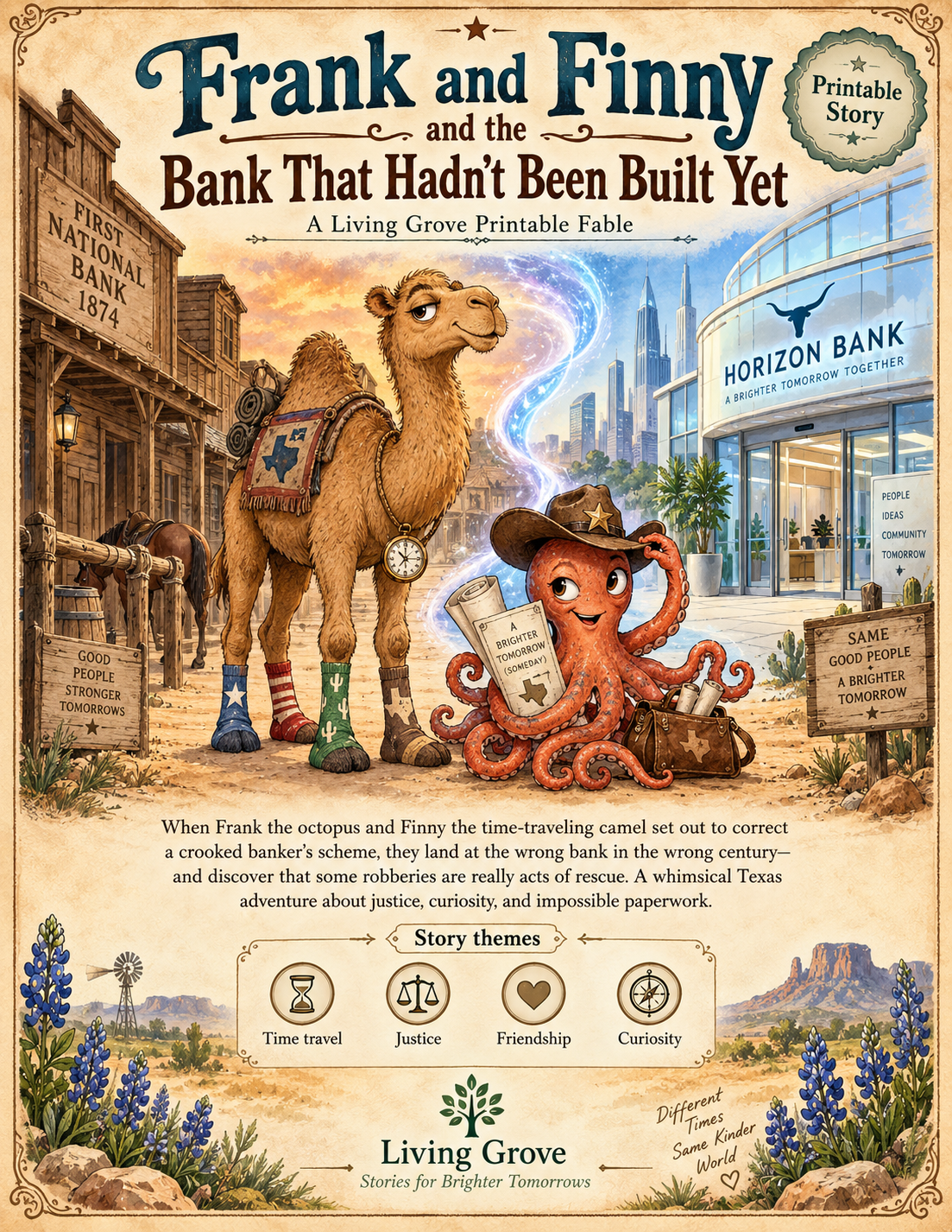 Frank and Finny and the Bank That Hadn’t Been Built Yet