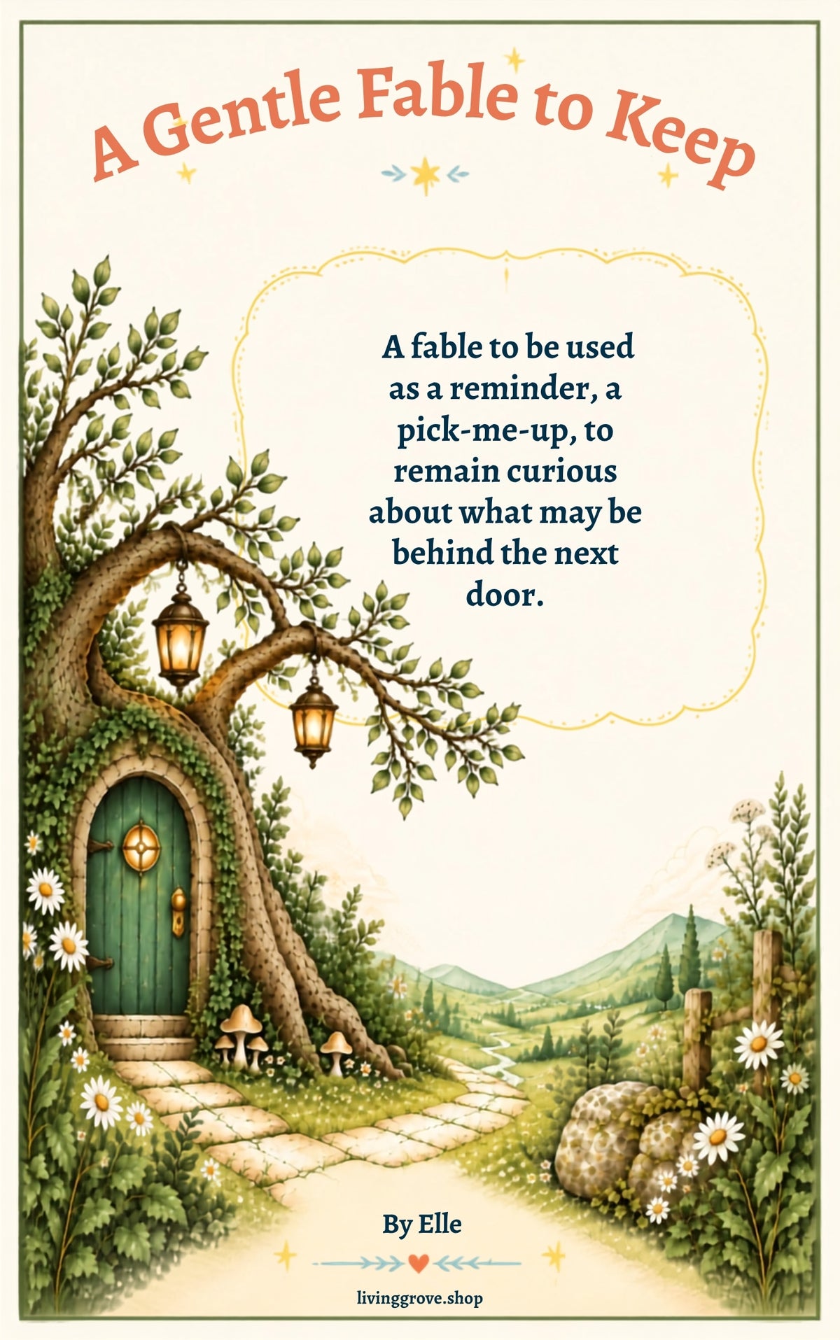 Peter Tiger and the Quiet Hour — A Living Grove Fable Printable PDF