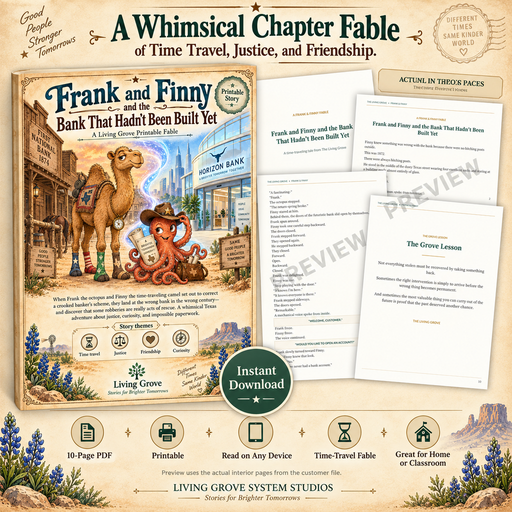 Frank and Finny and the Bank That Hadn’t Been Built Yet