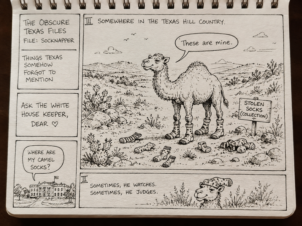 "Finny: The Lost Government Camel.”